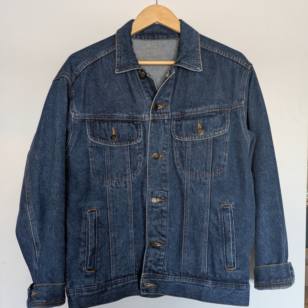Wrangler Men's Dark Blue Denim Jacket